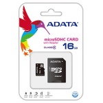 ADATA microSDHC Class 4 kortelė 16GB, SD adapteris
